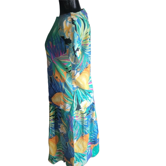 Vintage Tropical Print Skirt Set 8P - Picture 4 of 8